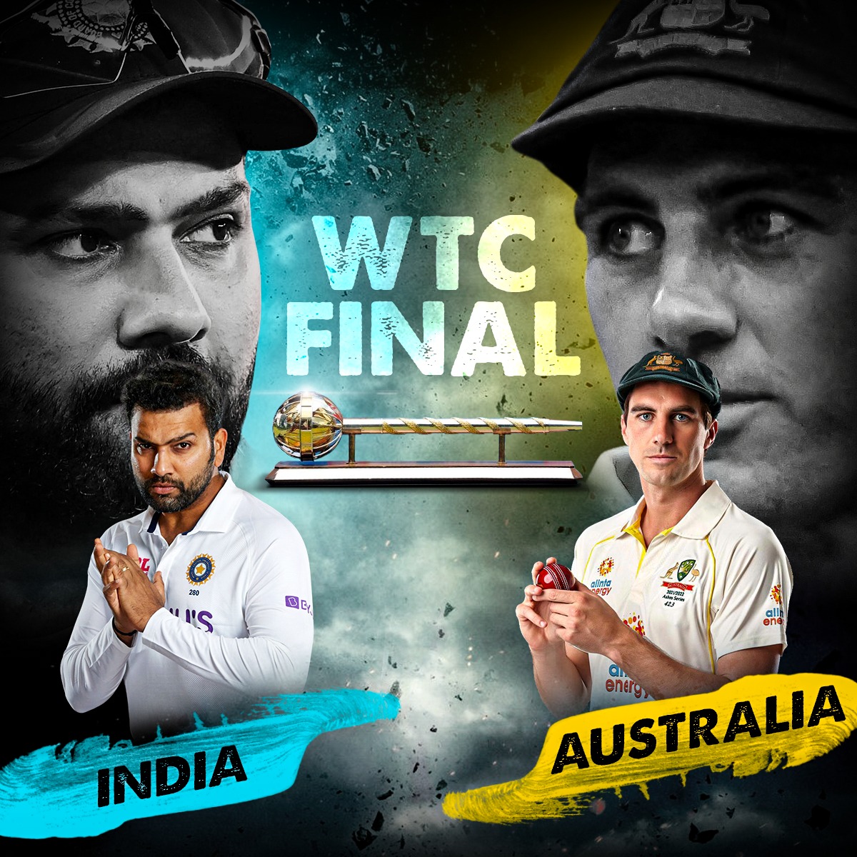 100MB on Twitter: "🗓️ - 7th June 2023 🏟️ - The Oval India will take on Australia in the WTC final. 🏏 #INDvAUS #WTC2023 https://t.co/9wFAyc1Yhi" / Twitter