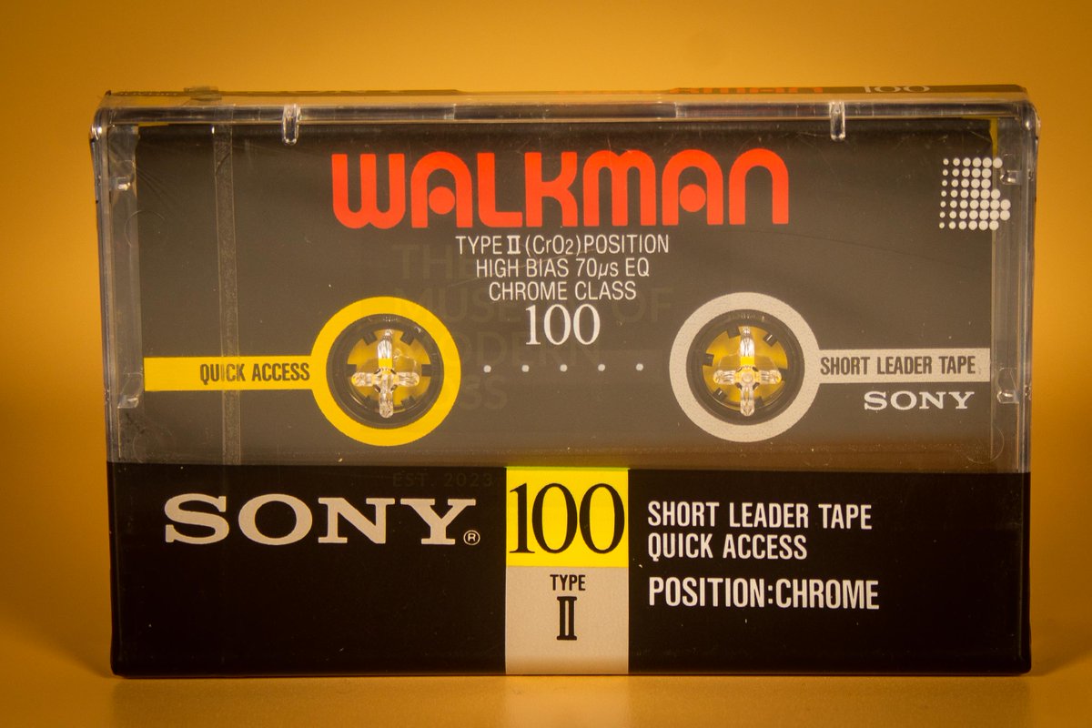 #10oclocktape A great man referred to this one as a 'shelf queen',  wow,  a great one in our collection, clearly a #Sony tape. #cassetteheads #blankcassettes #sealedblanks #walkman #sony #80s #typeII #chrometape @Cassettecomeba1