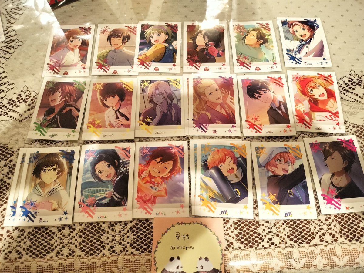 oishiipafe's tweet photo. 【交換・譲渡】SideM ぱしゃこれ スナマイ キラステ
求）優先⬇
キラステ1弾英雄
ぱしゃこれ1弾英雄、みのり、雨彦
スナマイ5弾雨彦
定価+送料

その他も検討

譲）画像参照 (詳細ツリーに✍️)

異種交換◎
ツイフィ読んでいただけると嬉しいです！
検索からでもお気軽にお声掛けください〜 https://t.co/FqieNVxCyI