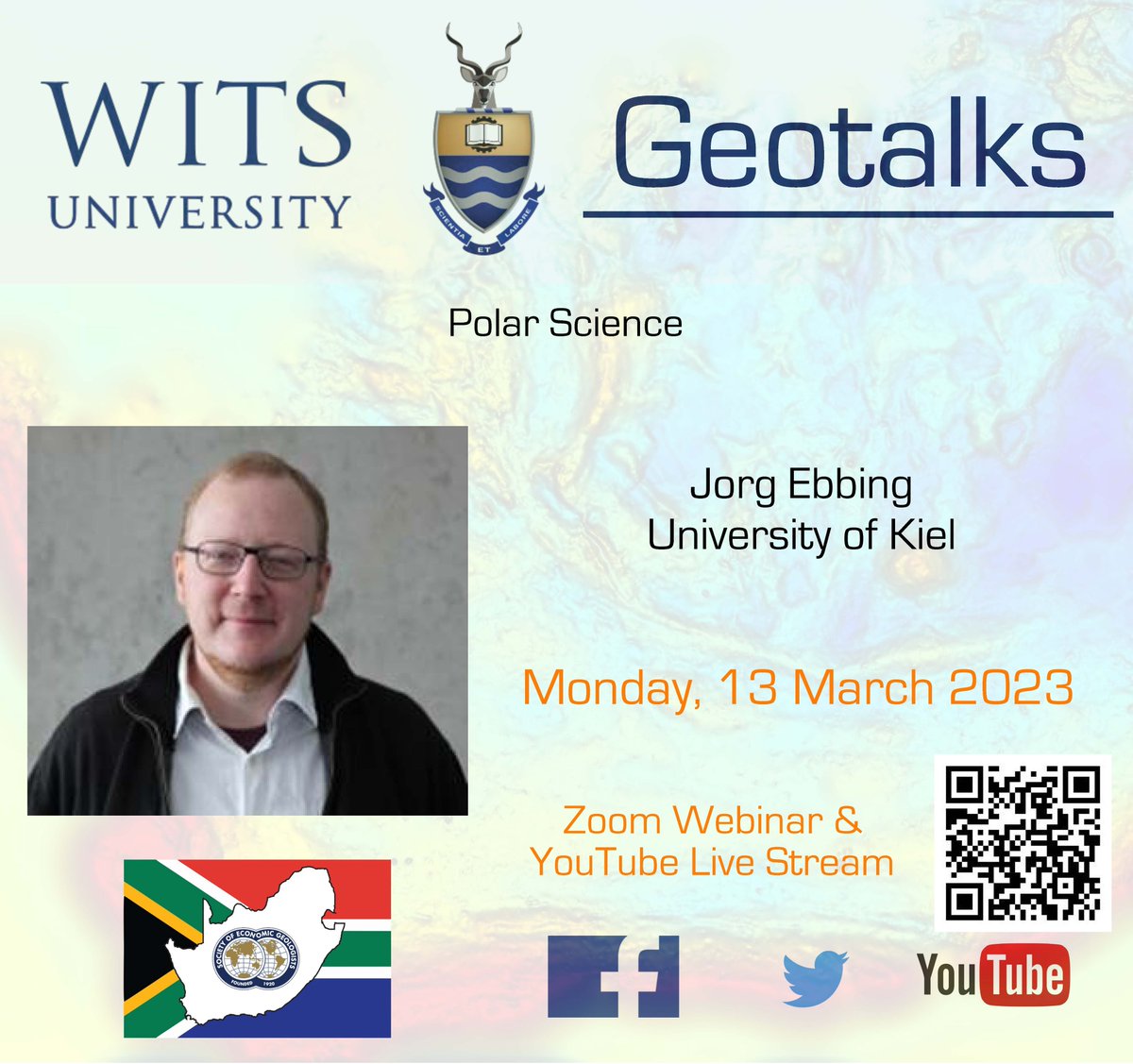 Join us for a special lunchtime Geotalk today by Prof Jorg Ebbing from the University of Kiel on "Polar Science" 🐻‍❄️🧊🇦🇶 mailchi.mp/3485bd07dffc/w…