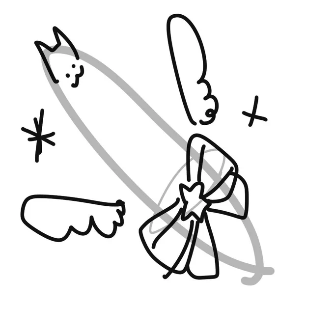 お絵描き配信の時に描いたこれが、こうなりました覚えてるかな…ペンライトの咲ちゃんをつけるとペンライトじゃなくなったのでシンプルにしちゃった  
