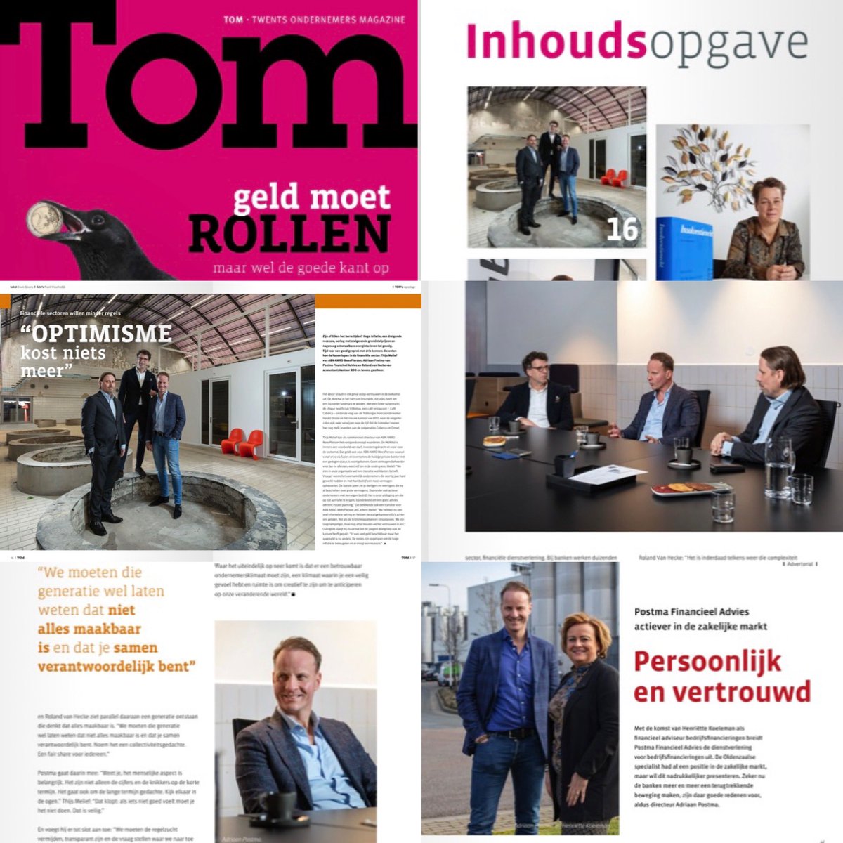 adriaanpostma's tweet photo. Afgelopen maand ben ik geïnterviewd voor het Twents Zakenblad Tom Magazine
✅Het onderwerp was de Economie in 2023
🏡De huizenprijzen dalen en de inflatie gaat omlaag, hoe gaat 2023 er economisch voor ons uitzien? #netwerken #twente #ondernemers #tommagazine #postmaadvies https://t.co/25E4c3YS6S