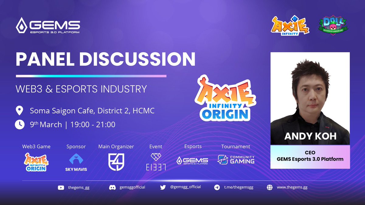 GEMS Esports 3.0 Platform tweet media