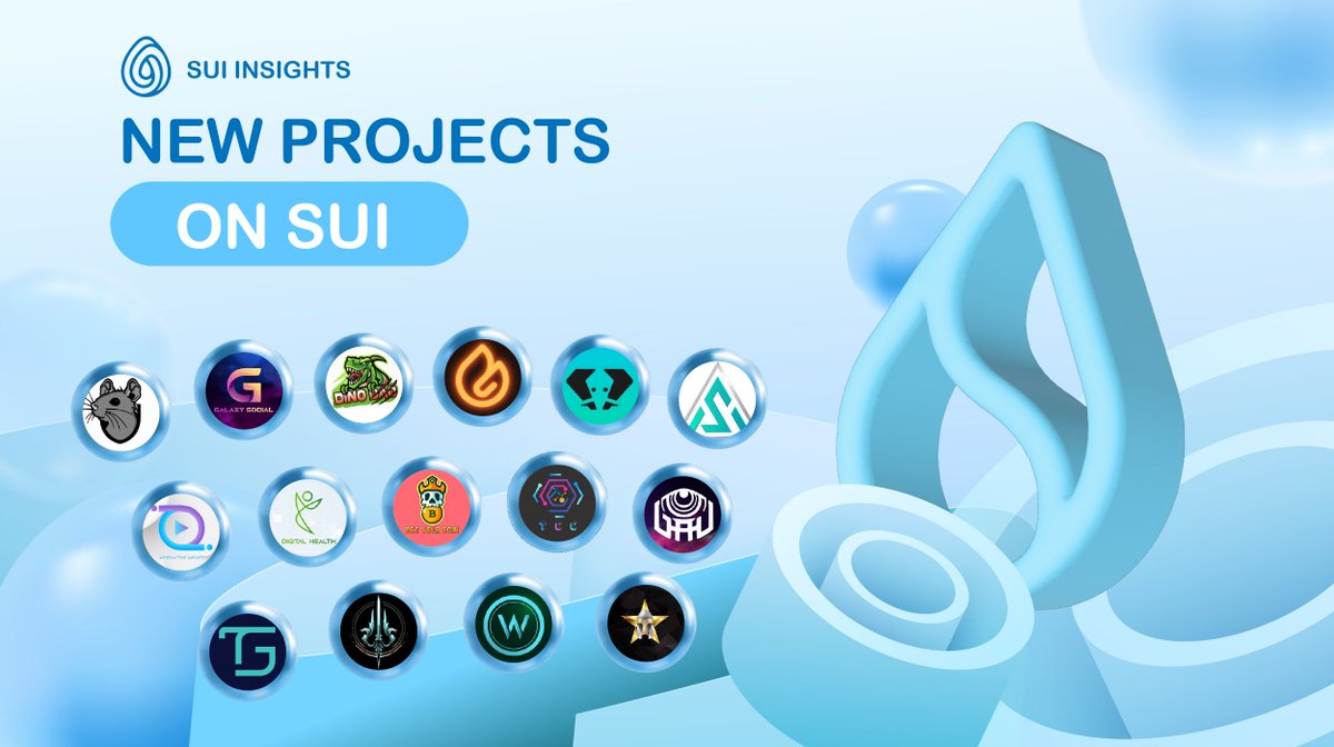 🌊Welcome new members to #Sui family!

🐬Below are 15 projects that <a href="/SuiInsights/">SuiInsights.sui 💧</a> team has updates recently.

💯Like &amp; Retweet to support us!

#Sui #Suiecosystem #SuiInsights