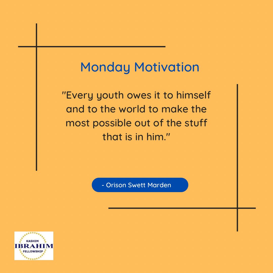 As young people in Nigeria, we have the potential to make positive impact on our communities and the world at large.

We all have something unique to offer, and by channeling our talents and creativity into meaningful projects and initiatives, we can make a difference in society.