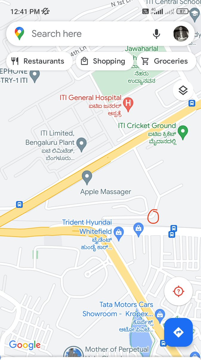 aay_see's tweet photo. @masaleemips @blrcitytraffic a random electric pole kept near the BMTC Depot 24 / KR puram railway underpass is proving hazardous for vehicles and causing traffic disruptions. Please get it cleared. https://t.co/DaCEN7Y2uF