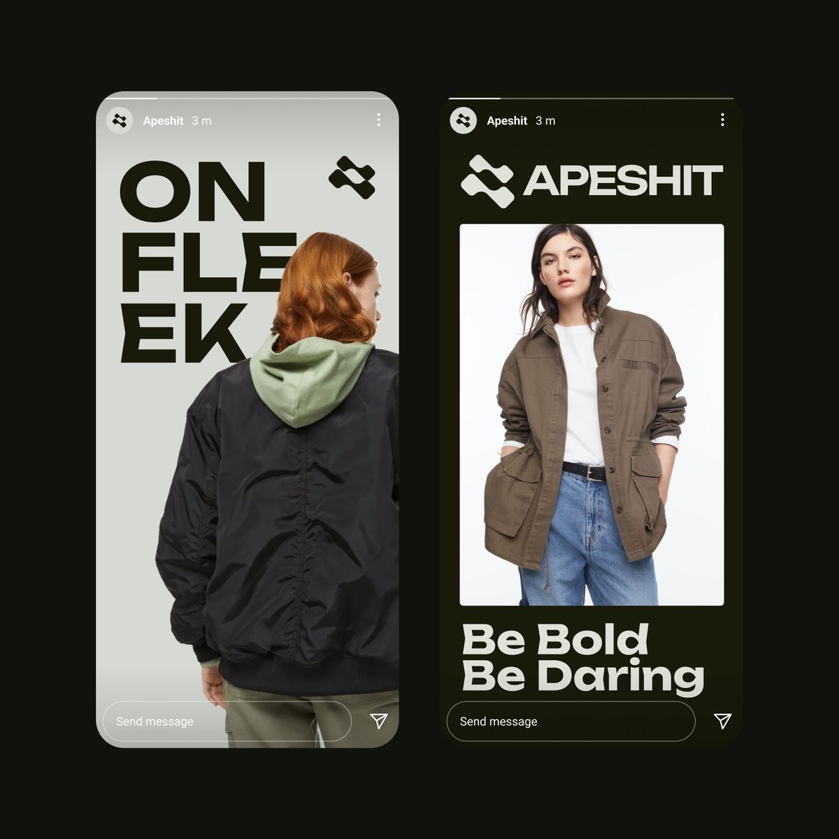 ArtAmrit's tweet photo. Instagram stories for a Apeshit, We researched the brand and its target audience, developed concepts, storyboarded the design, produced the stories. 
Ck out Full Case study at Behance
https://t.co/H7EgrpGHmH

#branding #logodesign #artamrit #digitalbranding #visualidentit https://t.co/qp4DqehY2H