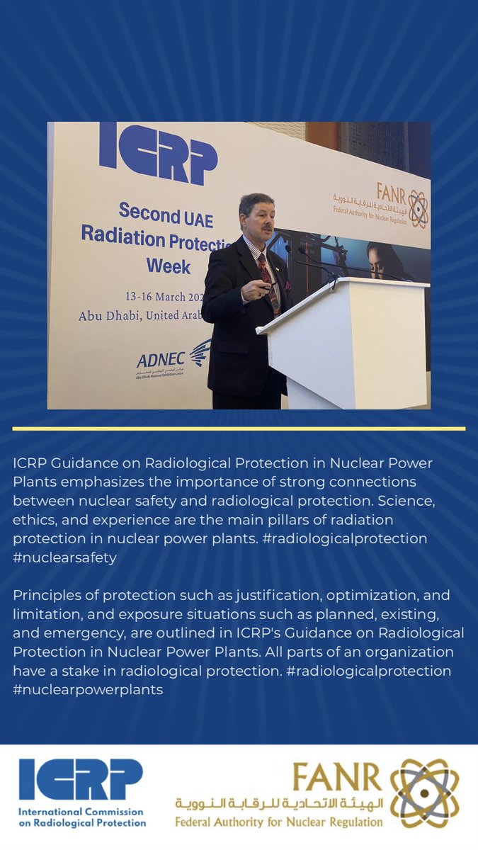<a href="/ICRP/">ICRP</a> ‘s Guidance on Radiological Protection in Nuclear Power Plants; A presentation presented by Donald Cool at the Radiation Protection Week.  #ICRP #Radiationprotection #Nuclearpowerplant