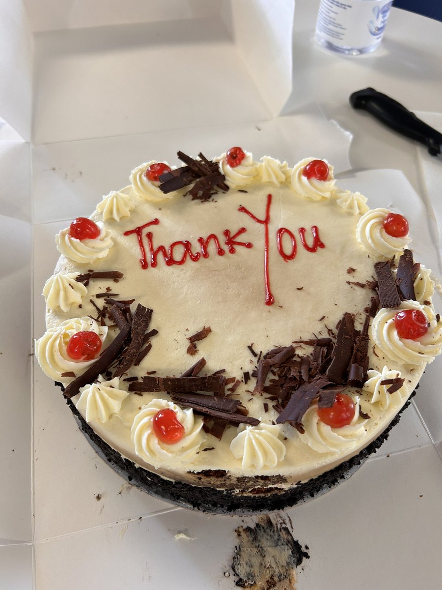 We don’t do what we do for the thanks or gratitude….. but it is very nice when it happens.