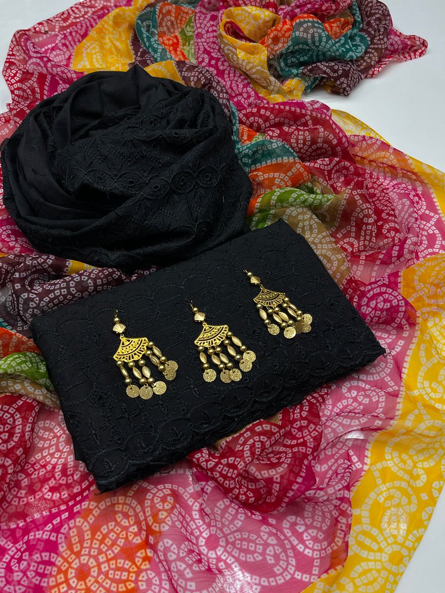 GraceThreadArt's tweet photo. Grace Thread Art
0326 8870000
Beautiful New Student Eid collection...🥰🥰
Lown ChikenKari shirt and Trouser with shafoon karinkal Beautiful chunri Dupata...
With Beautiful 3 chumky Free https://t.co/0ZT9ViWR2c