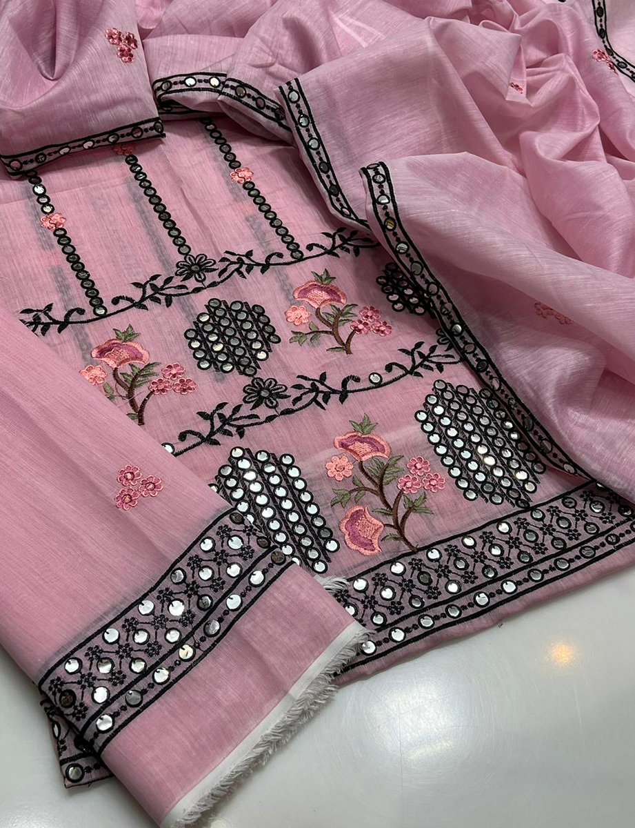 GraceThreadArt's tweet photo. Grace Thread Art
0326 8870000
Stuff paper cotton karhai 9 mm embroidery shirt and Dupata
2 PC suit https://t.co/Llzq8GWH6K