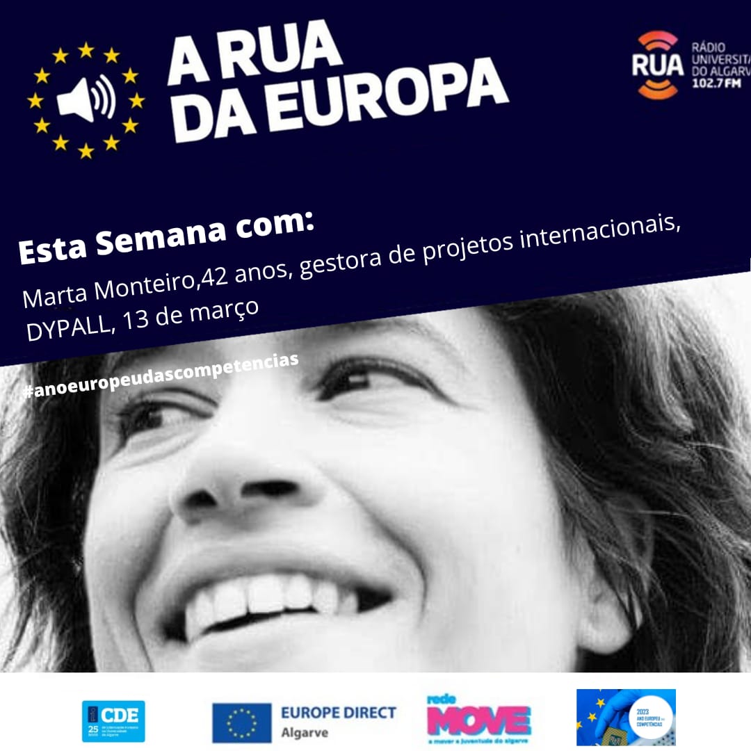 EuropeDirectAlg's tweet photo. 🎧 #ruadaeuropa às segundas-feiras, às 8h45 e às 18h45 #entrevista #speakcorner #brevesdauniaoeuropeia
#SabiasQue na @ruafm. Hoje falamos de @EUsolidarityCor
com a #Dypallnetwork
Todos os programas aqui 👇
https://t.co/f4GvbVmov2
#istoéeuropa #anoeuropeudascompetencias https://t.co/DTFxzqpcR6