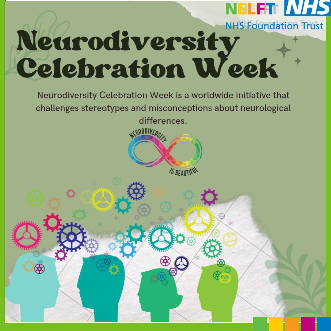 nelft_sps's tweet photo. When it comes to inclusion, neurodiversity refers to a world where neurological differences are recognised and respected as all other human variations.  

#NELFT #NELFTSPS #Psychology #NeurodiversityCelebrationWeek #NCW #Neurodiversity #Neurodivergent 

@NELFT @NCWeek https://t.co/gMnKQm0eQ6