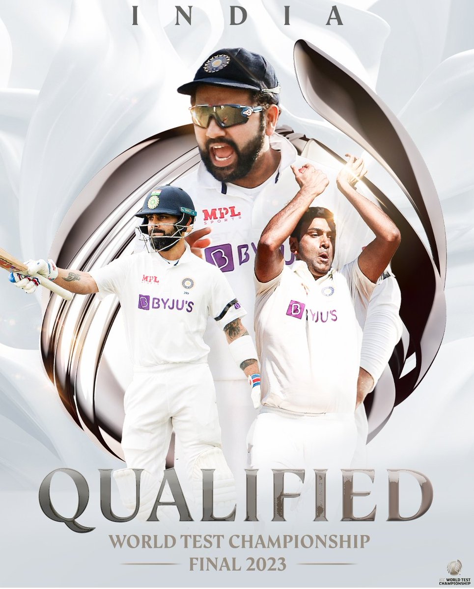Anusha_Sachfan's tweet photo. Get your UK visa, tickets and bags ready Indiaaaaaaa 🇮🇳

WTC Finalist for the 2nd time in a row!

Jai hind 🇮🇳

#IndiaVsAustralia #INDvAUS #wtcfinal #TestCricket https://t.co/REw6kWCZjN