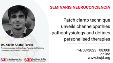 AGarciaCazorla's tweet photo. Tomorrow March 14 at 8 h, a new exciting seminar #neuropediatrics #Brainproject @IRSJD_info @SJDbarcelona_es
#NeuroConCiencia | Patch clamp technique unveils channelopathies pathophysiology and defines personalised therapies @XAltafaj
https://t.co/0yDRkY67Br https://t.co/vXzFHqKf87