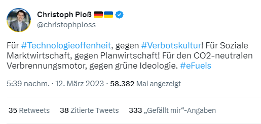 tweet con Christoph Ploß