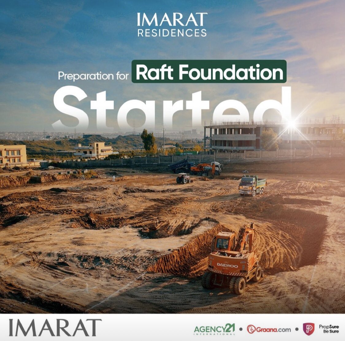 malikgsays's tweet image. Preparation for Raft Foundation Started!

IMARAT Residences - Close to everything you need to make your life smart and full of comfort.

For booking details, call at:
Husnain Malik 
03125160042 
#propsure 
#graana  
#agency21