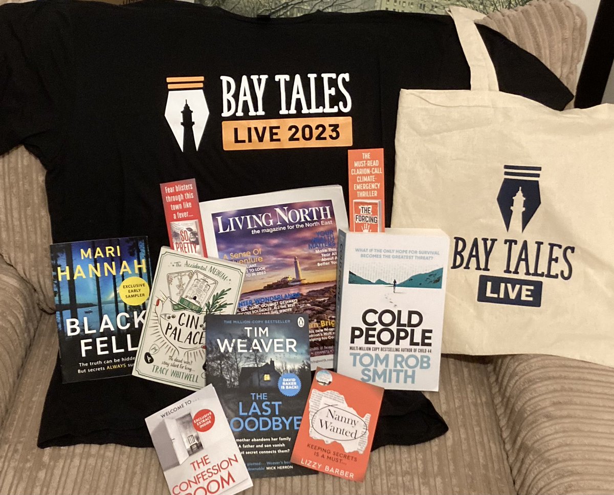 🎉🎉Giveaway time. 🎉🎉
To be in with a chance to win one of these #baytales23 bundles (incl. a tote bag, books, samplers &amp; a t-shirt) just retweet this tweet and follow us. Tag a friend for an extra entry. 
UK only - ends 8pm (GMT) on 19th March.
