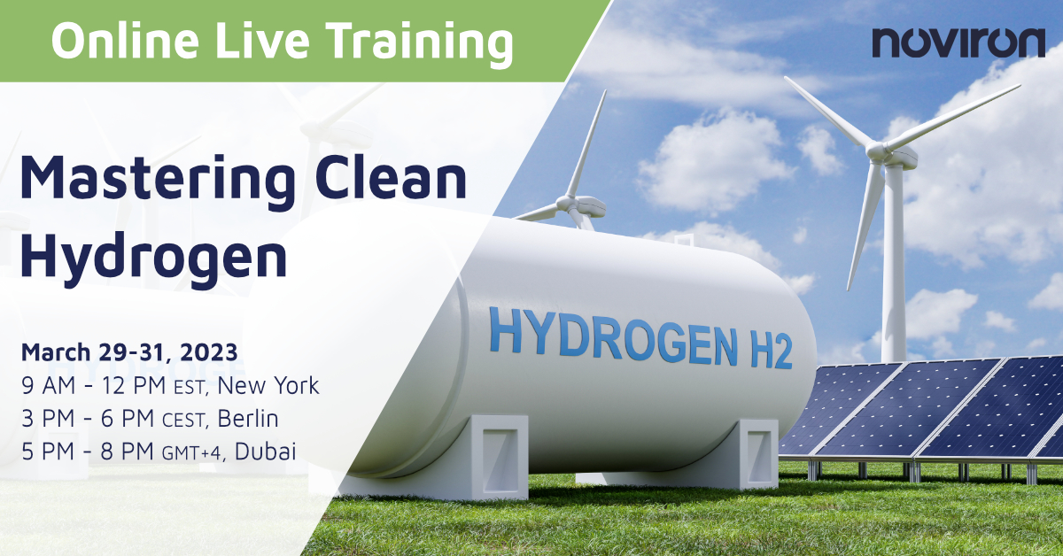 NovironTraining's tweet photo. Maximize your clean #hydrogen energy expertise with our Mastering Clean Hydrogen training on March 29-31! Learn from the expert &amp; optimize your #renewableenergy efforts today! Registert -> https://t.co/7jUPrLGcVy

 #energyefficiency #sustainability #cleanenergy #hydrogenfuel https://t.co/Z6BmSJefoa