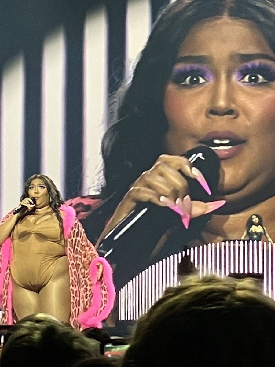 DaleTemplar's tweet photo. Went to see the truly remarkable @lizzo  in concert in Birmingham - her voice is incredible. And what an amazing audience. Empowering. Thank you to my daughter Mimi for the best night out . https://t.co/CL2o78saNP