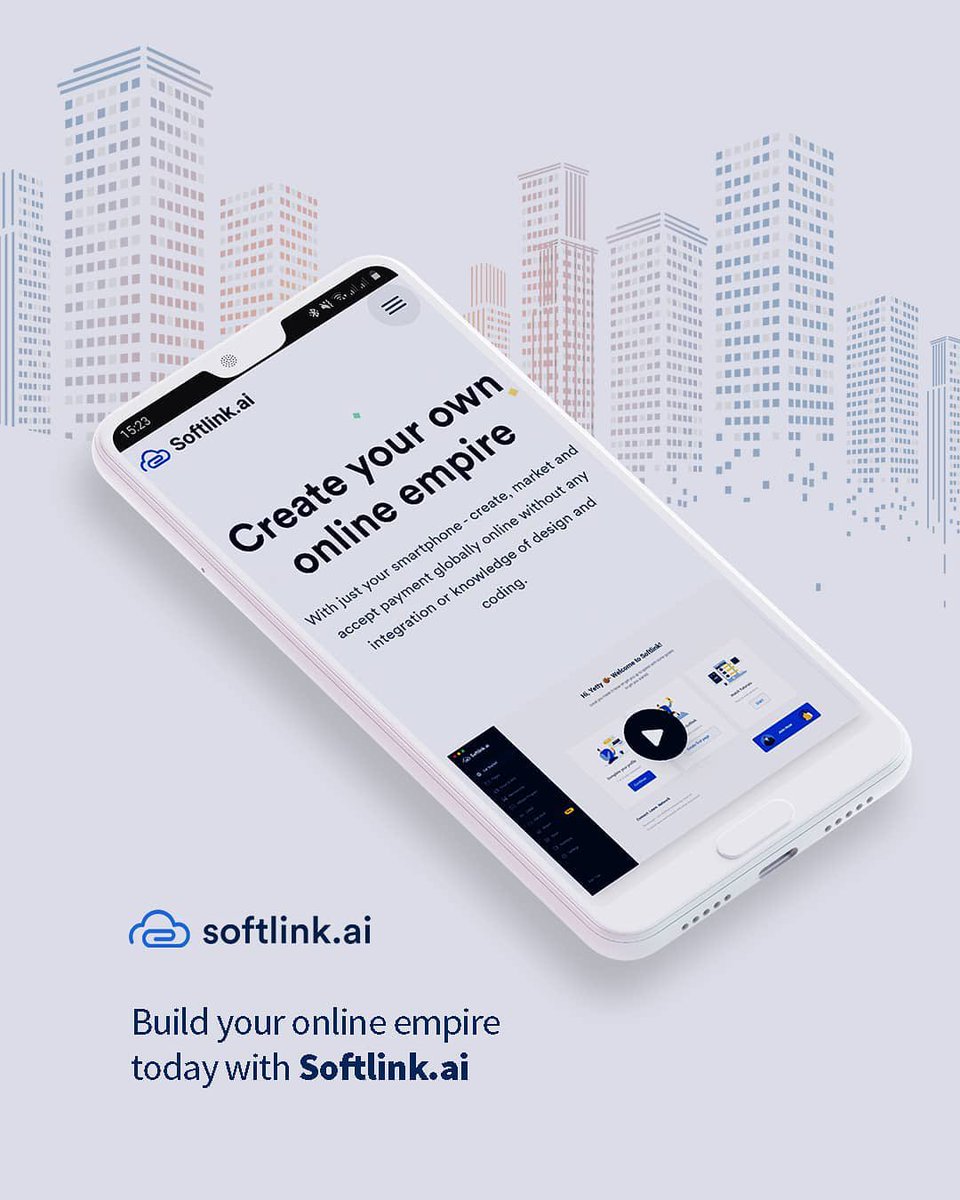 Take control of your online presence with Softlink! 

Don't limit your business to Facebook and Instagram - create your own platform where YOU call the shots💪🏼 

Click the link in our bio to start building your online empire today! 

#Softlink #OnlineEmpire #website #salesfunnel