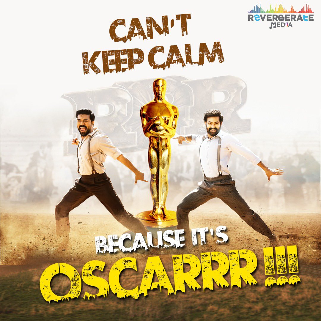 Reverberate Media (@reverberateind) on Twitter photo OSCA-#RRR
Our scheduled Monday post went #NaatuNaatu 😀! And, we have no complaints.
#Oscar #BestOriginalSong
<a href="/mmkeeravaani/">mmkeeravaani</a> <a href="/tarak9999/">Jr NTR</a> <a href="/RRRMovie/">RRR Movie</a> <a href="/AlwaysRamCharan/">Ram Charan</a> <a href="/Social_Samosa/">Social Samosa</a> OSCA-#RRR
Our scheduled Monday post went #NaatuNaatu 😀! And, we have no complaints.
#Oscar #BestOriginalSong
<a href="/mmkeeravaani/">mmkeeravaani</a> <a href="/tarak9999/">Jr NTR</a> <a href="/RRRMovie/">RRR Movie</a> <a href="/AlwaysRamCharan/">Ram Charan</a> <a href="/Social_Samosa/">Social Samosa</a>