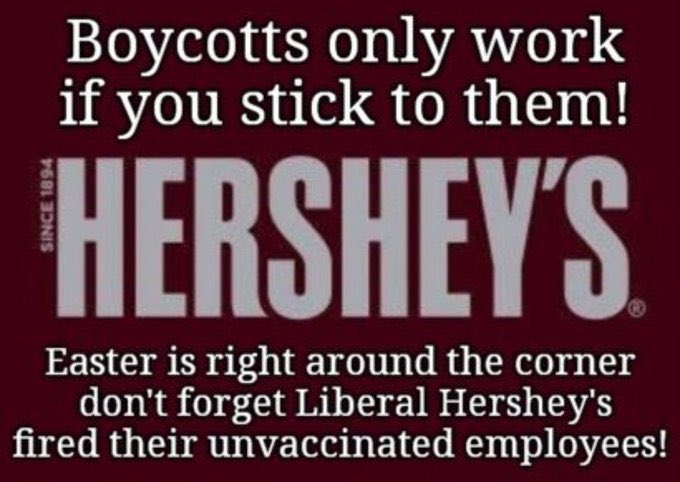 #BoycottHersheys 
Remember Easter is coming up