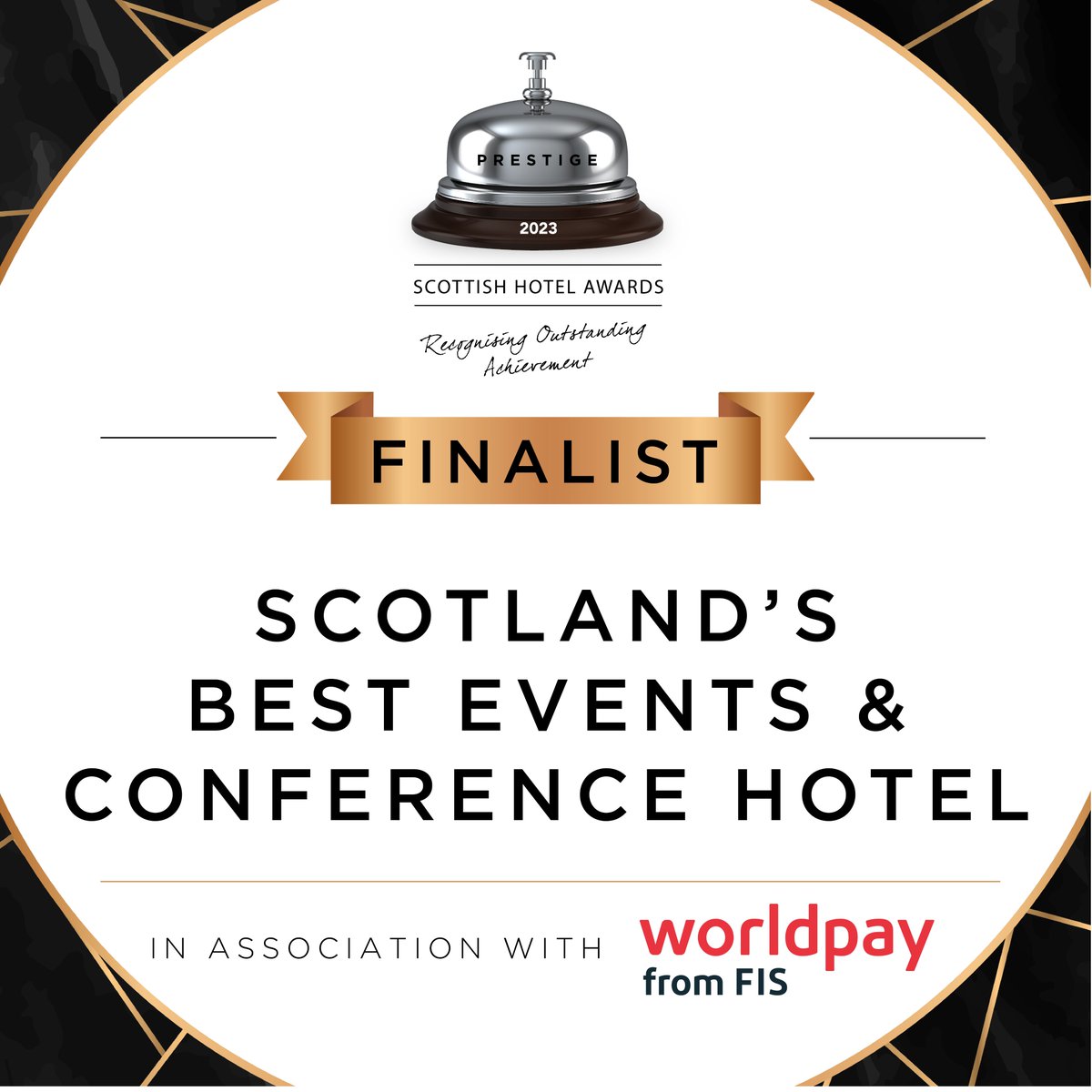 We are absolutely delighted to have been shortlisted as a finalist in the Prestige Hotel Awards category of Scotland's best events and conference Hotel!  

Thanks to all of our incredible team for making this possible🏆  
#prestigeawards #eventprofs #conference #eventindustry
