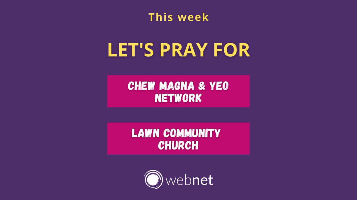 webnetcomms's tweet photo. Join us this week in praying for church communities in our network🙏
#PrayerDiary #networkprayer #webnet https://t.co/1wRDDBmNc2