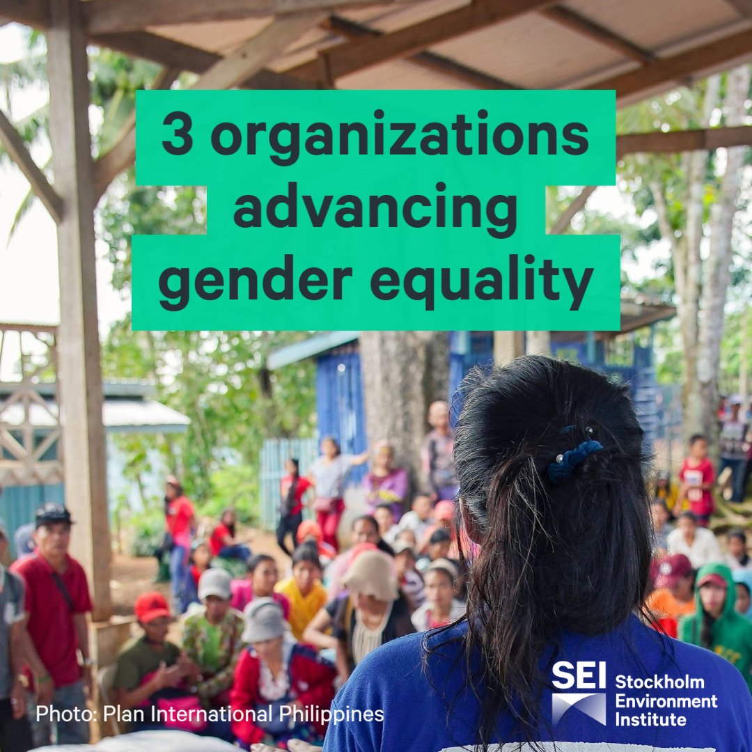 SEI_Asia's tweet photo. To mark #InternationalWomenDay SEI Asia researchers chose three organizations they worked with that inspire them in their shared mission to advance #GenderEquality. 

Thanks to @KatutubongLilak, @cdporgph and @PlanAsiaPacific for their dedication. 

Read: https://t.co/v7ONRXY9Gr https://t.co/4eI0P5J563