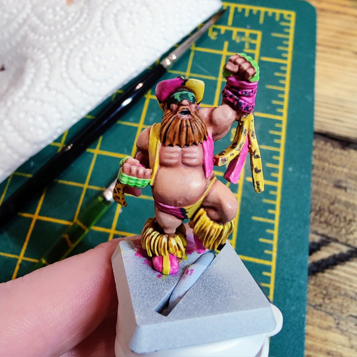 ooarrtracter's tweet photo. Ooooh Yeeeeah! Another great #rumbleslam mini. 😁 Definitely my favourite one yet.
#Warmongers #minipainting https://t.co/vp7MqTR6SC