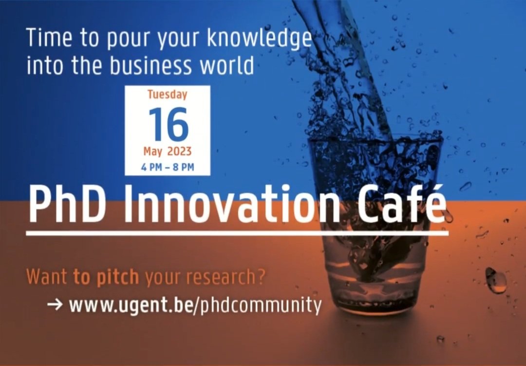 PostDoc@UGent (@pdc_ugent) on Twitter photo Always wanted to pitch your research to companies? Interested in receiving feedback from the corporate world and engage in collaborations? Then it’s time to apply for the PhD Innovation Café by <a href="/PhDCUGent/">PhD Community UGent</a>, <a href="/vokavzw/">Voka - Vlaams netwerk van ondernemingen</a>, <a href="/DS_UGent/">Doctoral Schools UGent</a> and <a href="/DO_UGent/">DO! UGent</a>! Always wanted to pitch your research to companies? Interested in receiving feedback from the corporate world and engage in collaborations? Then it’s time to apply for the PhD Innovation Café by <a href="/PhDCUGent/">PhD Community UGent</a>, <a href="/vokavzw/">Voka - Vlaams netwerk van ondernemingen</a>, <a href="/DS_UGent/">Doctoral Schools UGent</a> and <a href="/DO_UGent/">DO! UGent</a>!