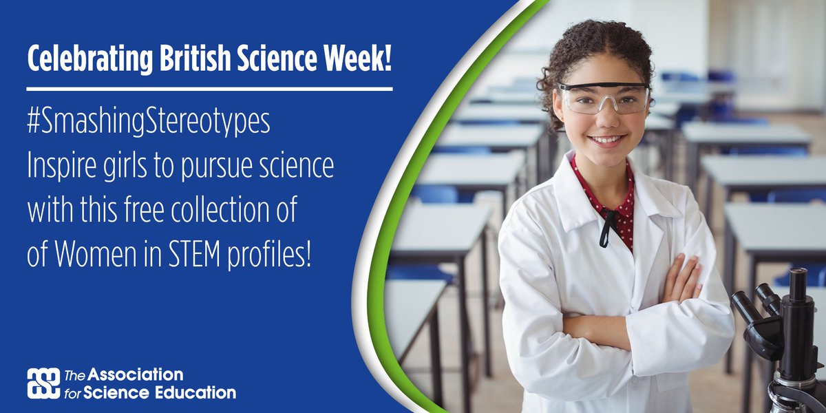 As educators, we need to show our students that science is open to all, regardless of stereotypes, in a way that's relatable to them. Download our 'Women in STEM' profiles (with curriculum links) to embark on the #SmashingStereotypes journey!
💻: ase.org.uk/resources/wome… #BSW23