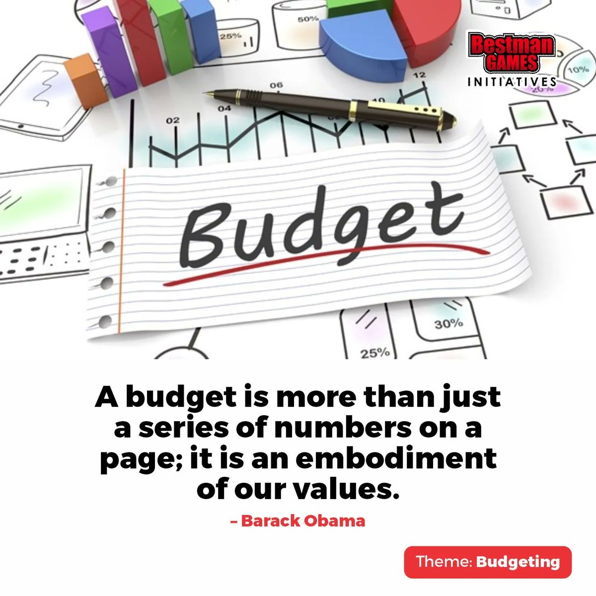 BGIfinanceclub's tweet photo. Our theme for the month of March is BUDGETING.

Let’s do well to note that Budgeting goes beyond the numbers, it says who we are as individuals, and our values!

#bestmangames #Budgeting  #financialliteracy #monday #mondayqoute #mondaymotiviation https://t.co/ixgdbxysPR