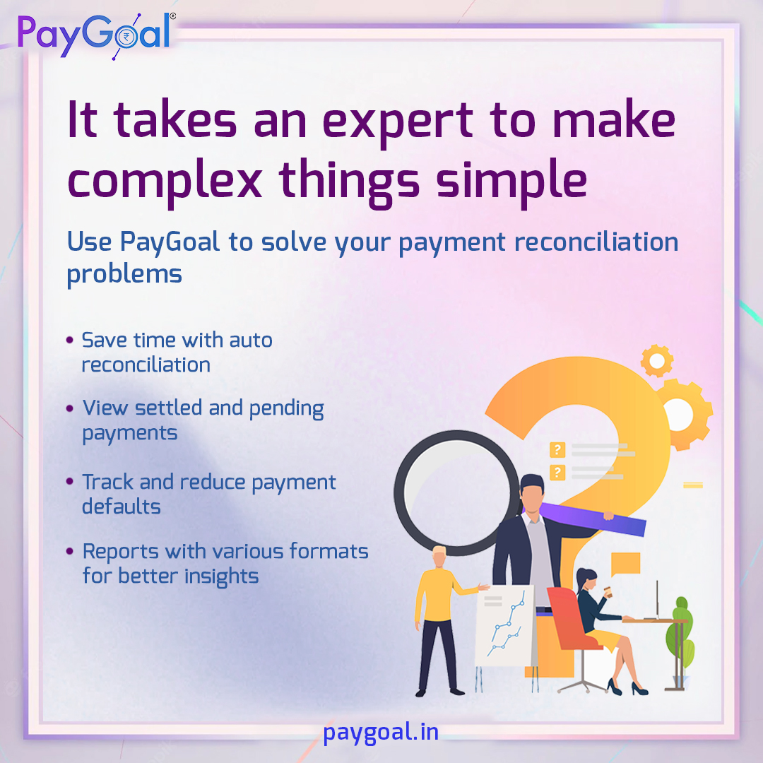 Prevent fraud, ensure timely payments, and get greater visibility and transparency into financial transactions with ease of Auto Reconciliation with 

#PayGoal #PaymentReconciliation #AutoReconciliation #Reporting #Fintech #OnlinePayments #PaymentProcessor #PaymentGateway