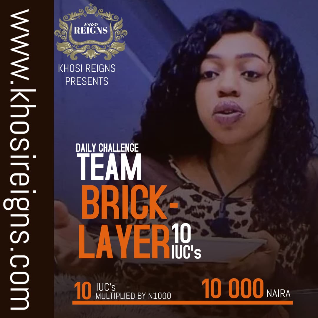 Davibet1's tweet photo. KhosiReigns  hop on a Team today
Team Bricklayer 10iuc
Naira- 10000
Rands- 400
Cedis-270
Dollars-25
Team Spiritualist(50iucs)
Naira - 50,000
Rands -2000
Cedis-1350 
Dollars -110

Team Gym Guru(30iucs)
Naira- 30000
Rands - 1190
Cedis-810
Dollars- 66
KHOSI TO FINALS

#BBTitans https://t.co/0ovgwV8BPX