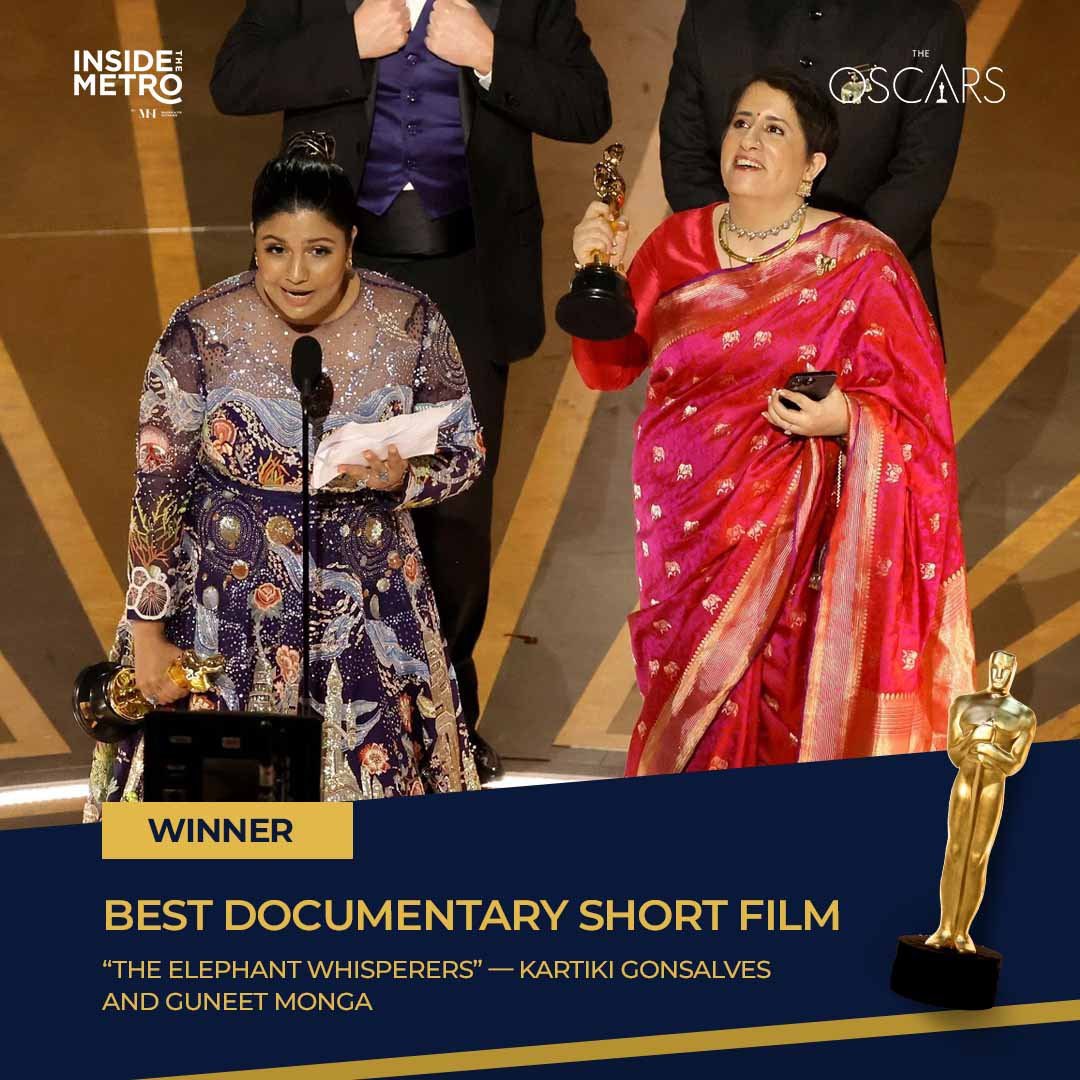 FilmyBandits's tweet photo. #TheElephantWhisperers has had a largely 'silent' run up to the #Oscars. But the roar was loud enough to be heard back in India. Thank you @EarthSpectrum &amp; @guneetm for bringing glory to India. Hopefully, all of us will do what we should have done - watch the amazing story. https://t.co/yqQ3fvwfzC