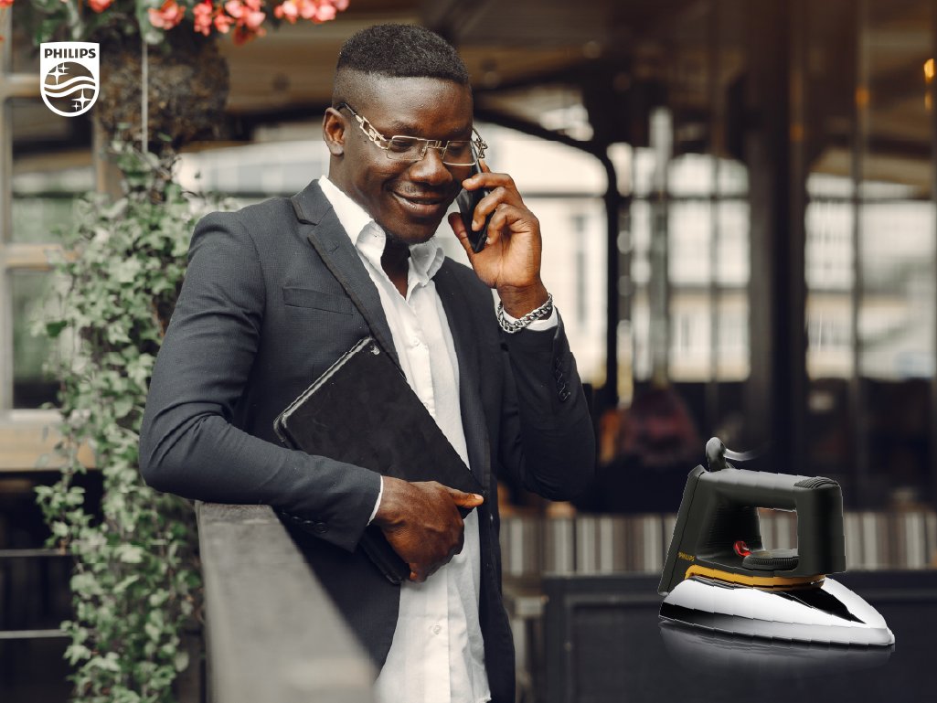 PhilipsGhana's tweet photo. Using a Classic Dry Iron has a lot of advantages. For example, it doesn't require water refills – meaning more time on your hands!

You'll never have to waste a moment – Every. Single. Time. 👨🏾‍💼 https://t.co/MAfPsjvqQI