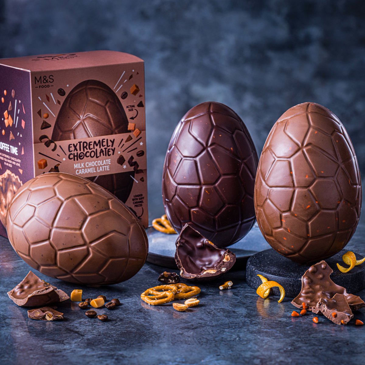 marksandspencer's tweet photo. Eyeing up our extremely chocolatey Easter eggs this year? 👀 🍫 Let us know which one you're craving!👇 https://t.co/EE95ZOvhpJ