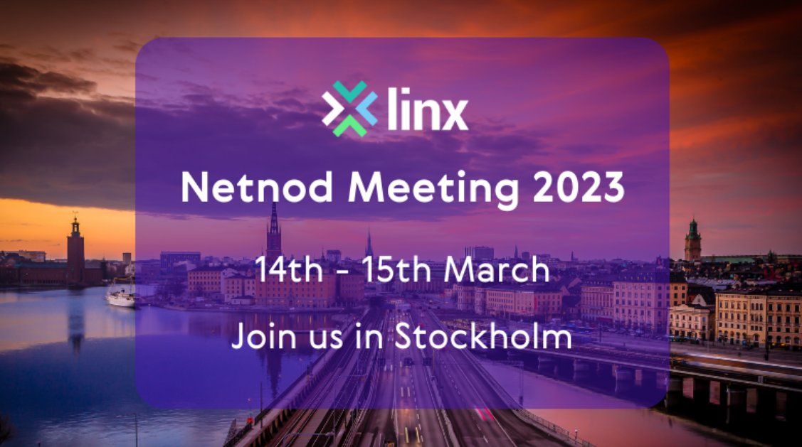 LINX_Network's tweet image. LINX Head of Global Engagement, Nurani Nimpuno and Events Executive Holly Ruff will be attending the @netnod meeting this week in Stockholm. 
Reach out to connect with them! okt.to/sLKhUF 
#Netnod #LINX #PeeringandMore #Netnod2023
