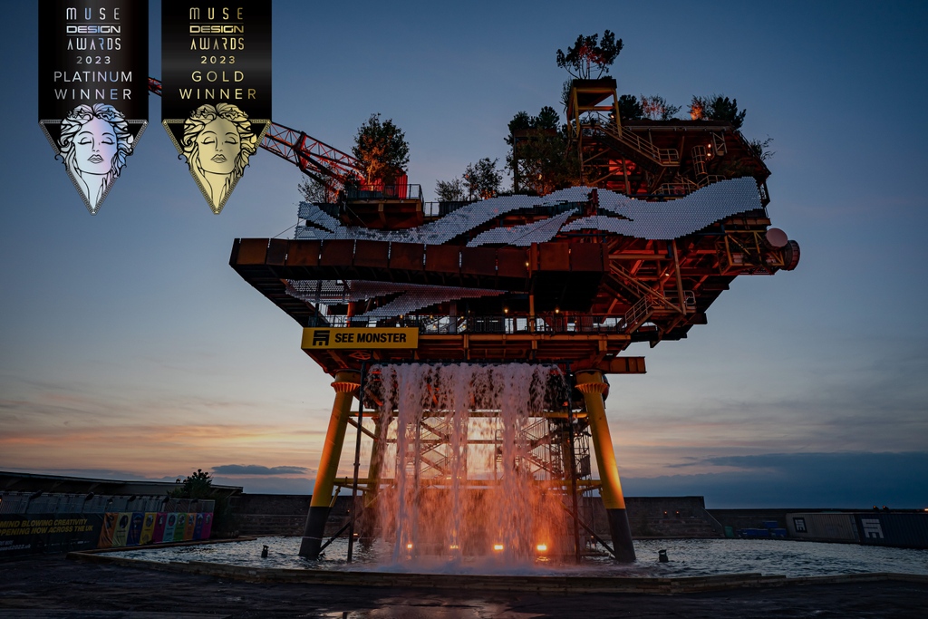 NEWSUBSTANCE's tweet photo. We are thrilled to announce that SEE MONSTER has won two awards within the Architectural Design category in the 2023 @museaward
SEE MONSTER is the Platinum winner for Public Art & Public Art Installation and Gold winner for Museums, Exhibits and Pavilions.
#musedesignawards https://t.co/e8Lb2pr6rl