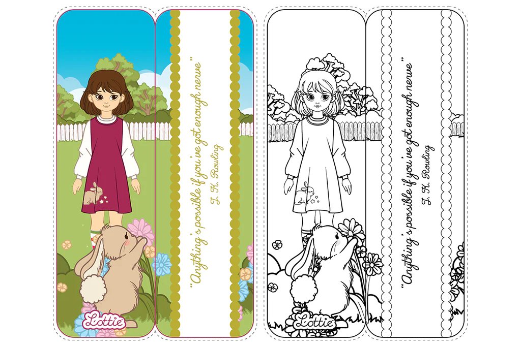 Lottie_dolls's tweet photo. #GetCreative with #Lottie and download a FREE #printablebookmark featuring Rosie Boo! Simply click on the ‘Download Now’ button and press ‘save image’ to get started. #SuperFun #Bookmark.
https://t.co/QloBL5AsxU https://t.co/2ZmV1KnHqu