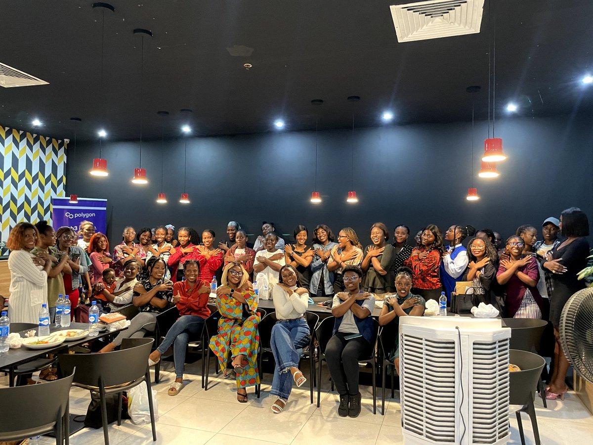 Timothy_Ovie's tweet photo. Last Wednesday, #PolygonGuildDelta organized a #IWD2023 event to discuss #Web3, @0xPolygon, and onboarding more women into web3. β¨
It was a great conversation led by @ezema_precious & @dehbrar. π
Shout out to the folks @0xPolygonDevs, more exciting news coming. π₯π https://t.co/5eQNtwiKG3