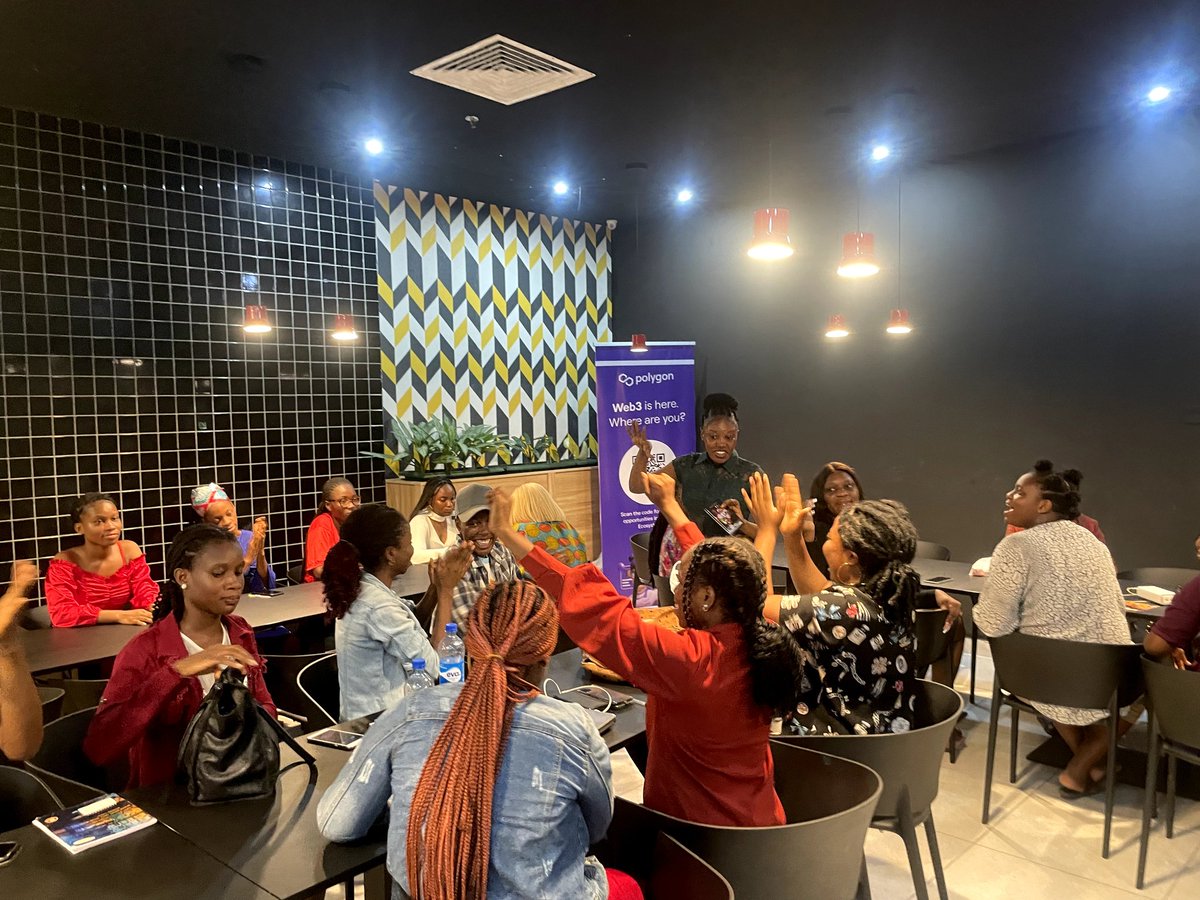 Timothy_Ovie's tweet photo. Last Wednesday, #PolygonGuildDelta organized a #IWD2023 event to discuss #Web3, @0xPolygon, and onboarding more women into web3. β¨
It was a great conversation led by @ezema_precious & @dehbrar. π
Shout out to the folks @0xPolygonDevs, more exciting news coming. π₯π https://t.co/5eQNtwiKG3