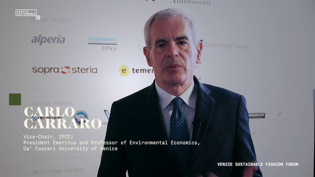 "Il settore della #moda ha strumenti, capacità economico-finanziaria e #innovazione tecnologica per favorire la transizione sostenibile" <a href="/ccarraro_unive/">Carlo Carraro</a> Vice Pres. <a href="/IPCC_CH/">IPCC</a> e Professore <a href="/CaFoscari/">Unive Ca' Foscari</a> 

youtu.be/wmag5cnJXSg
#VeniceSFF