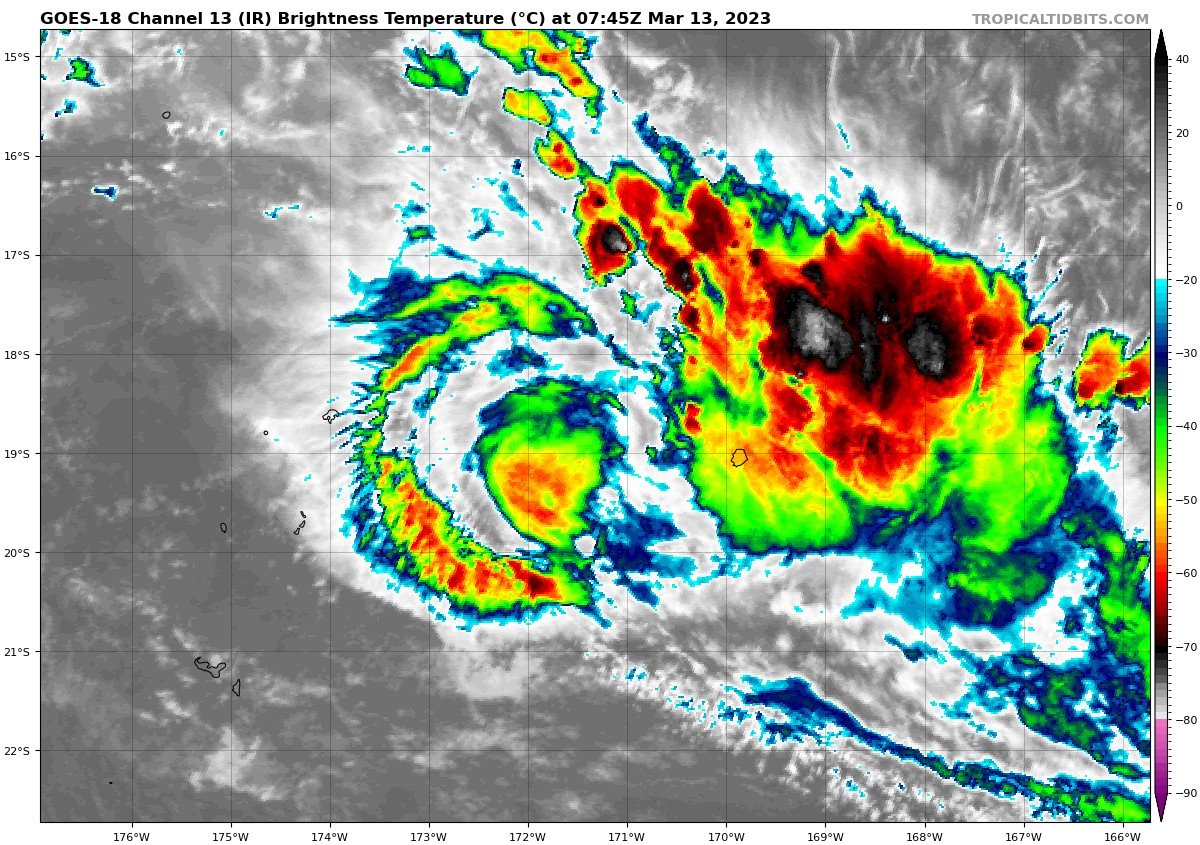 LimWeather's tweet photo. #Invest91P, S of #PagoPago, #AmericanSamoa has a #TCFA as per #JTWC as it moves erratically to the E towards #Niue before turning WSW as per #GFS/#ECMWF towards #Tonga; life threatening #Flooding triggered by heavy rain is likely
Next name: #Lola/#Mal
#TropicsWX #wxtwitter #ASwx https://t.co/D0iaLyoeVu