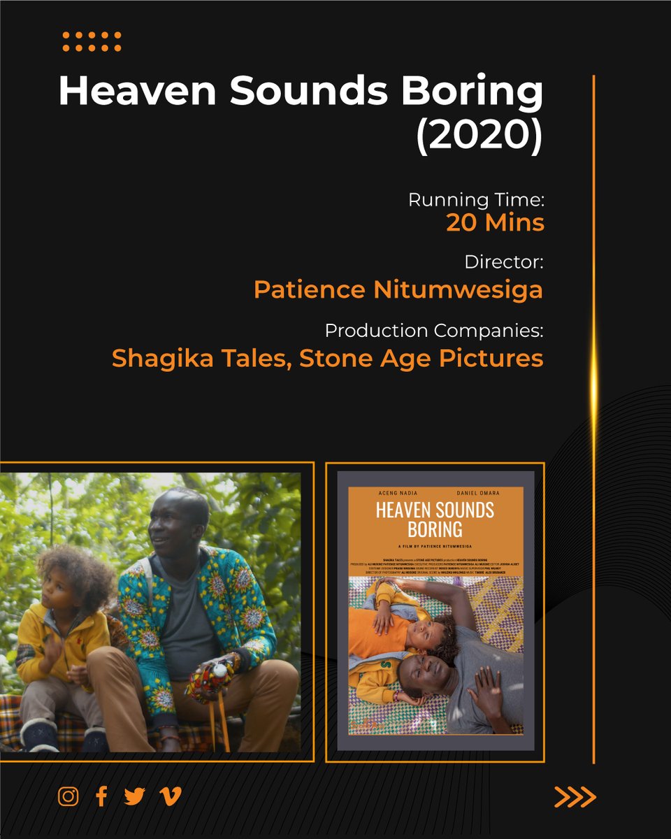 AgePictures's tweet photo. Here is HEAVEN SOUND BORING, a powerful film that explores some of the most profound themes of life, including death, family, love, religion, and spirituality. Directed by the highly talented Patience Nitumwesiga.
#production #filmproductionservices #storytellingisourdna https://t.co/UNxlIHOwE1