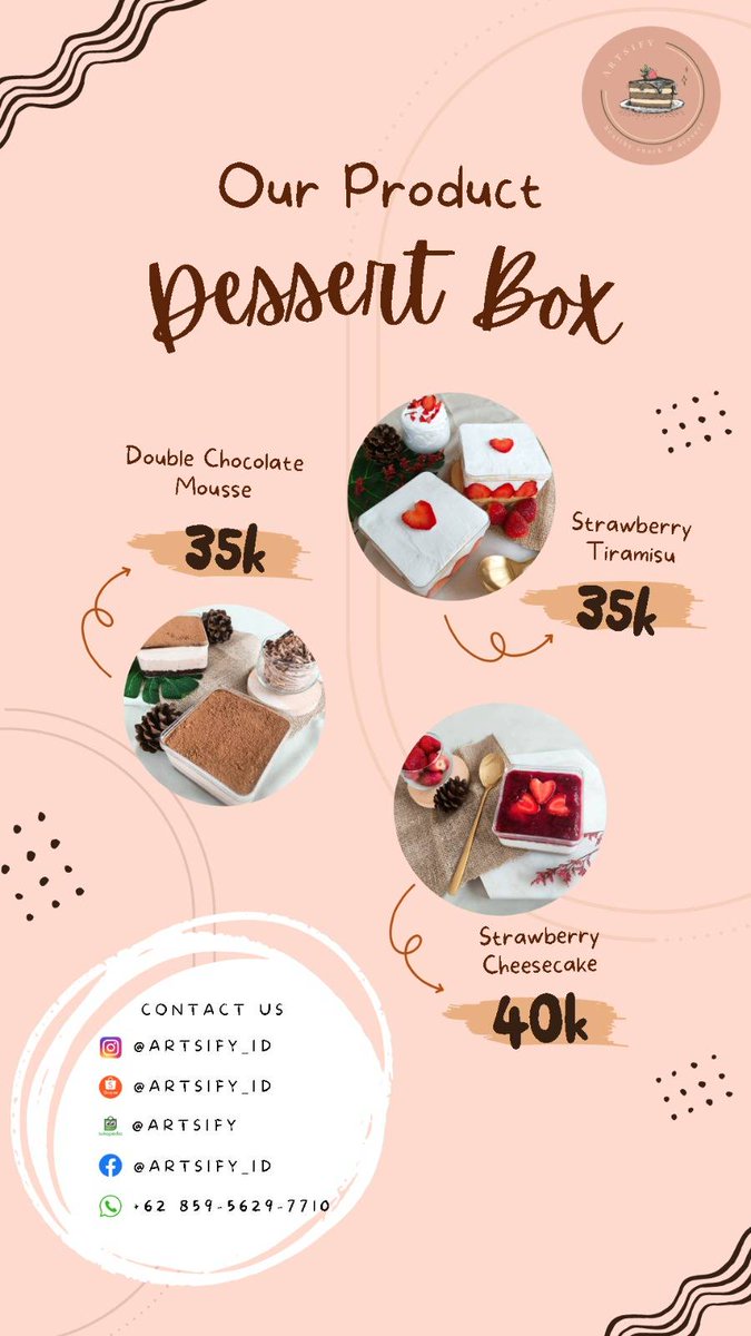 minlestial's tweet photo. Maap ya jd jualan tp aku baru buka nihhh... Utk skrg baru bisa kirim daerah Jawa aja ya! Kalau tertarik cuss bisa DM aku jg ๐ซถ #dessertbox https://t.co/IFhFe629In