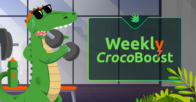 CrocoPlay's tweet photo. New week, new boosting offer. Grab you $100 free on Friday when depositing this week -> https://t.co/NddTdyhOGP https://t.co/0WyqqDB7fx