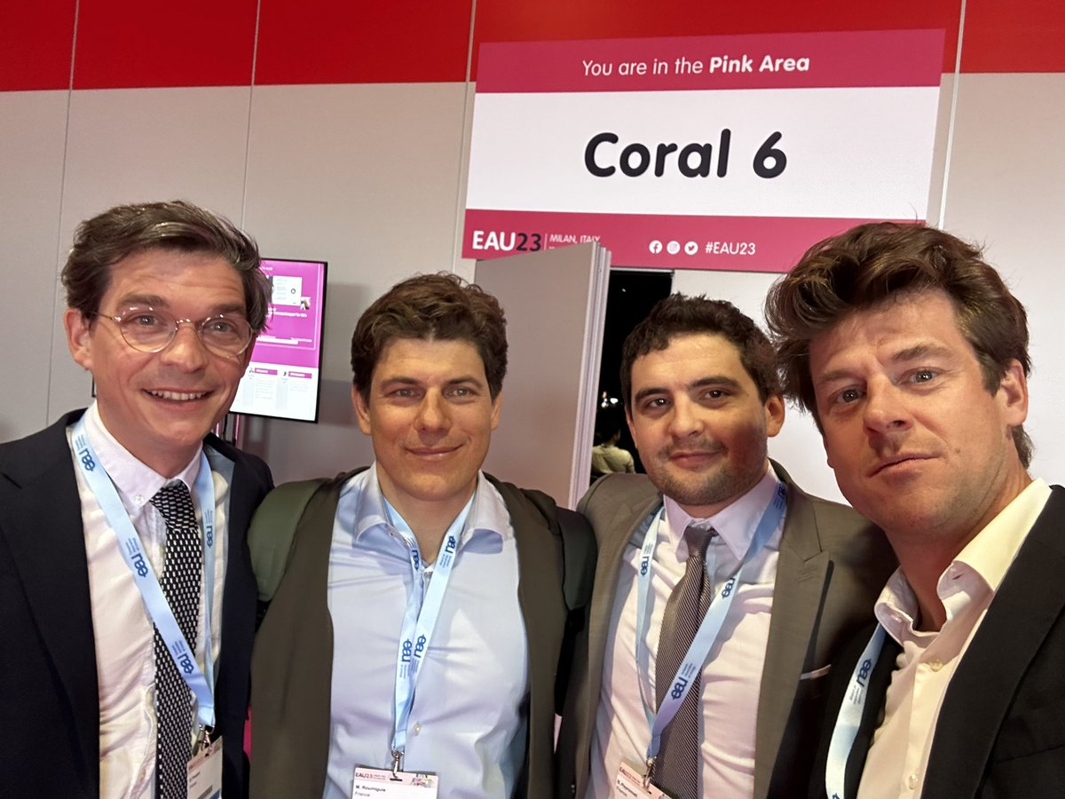 Another great #EAU2023 in this beautiful city of Milan with all our friends @BenjaminPradere @MRoumiguie @BPeyronnet @AlbertoMartini_ @UROSUD1 @FocusMeeting